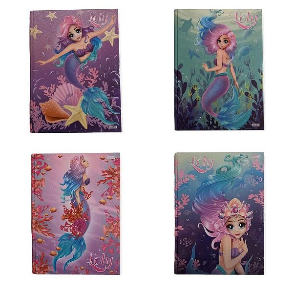 Caderno Brochura Grande Loly 80 Folhas