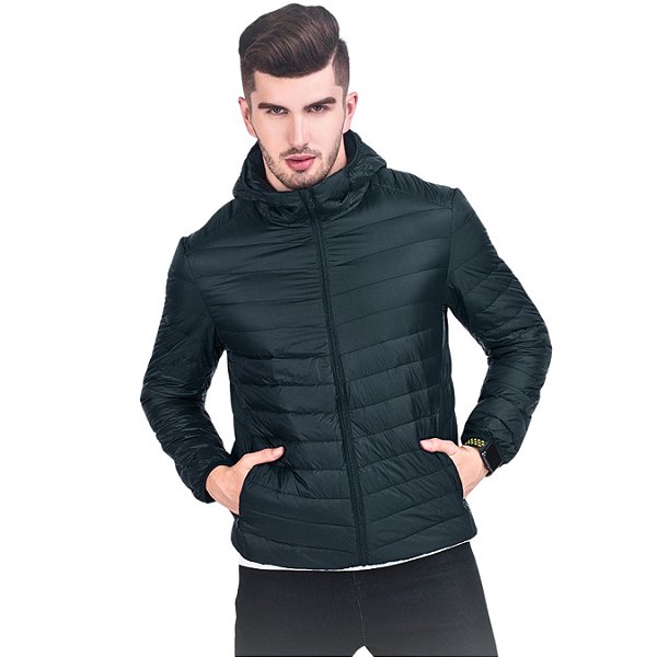 Jaqueta De naylon Puffer Bobojaco Casaco Impermeavel