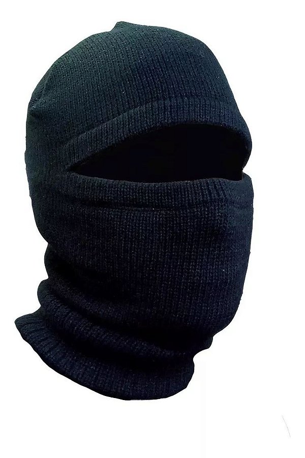 Gorro Touca Ninja Lã Unissex Proteção Térmica Colorida