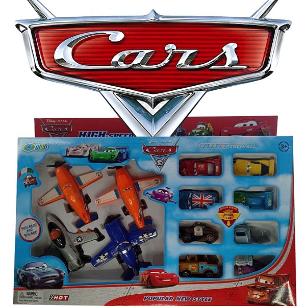 Carrinho Relâmpago Mcqueen Carros Disney Pixar 13 cm