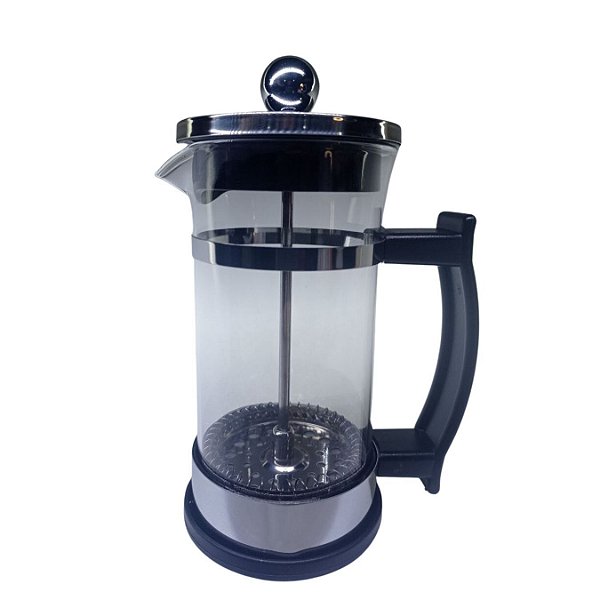 Cafeteira Prensa Francesa Cremeira Em Vidro E Aço Inox 350ml