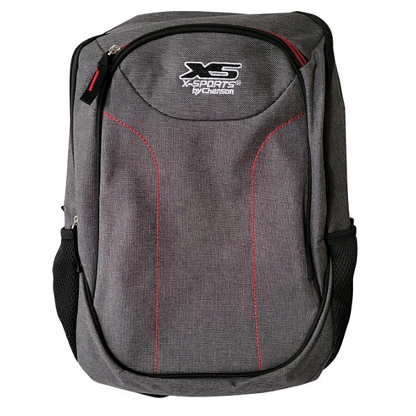 MOCHILA DE COSTA XS SPORTS CHENSON PRETO COM CINZA