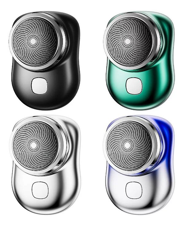 Mini Barbeador Portátil Elétrico Recarregável Prova D'água