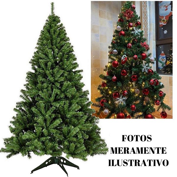 Arvore de Natal Pinheiro Canadense 2,10 m 450 Galhos