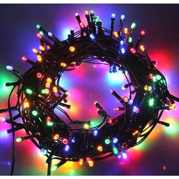 Pisca Pisca Luz De Natal 100 Lampadas 4,2m Colorido 127V
