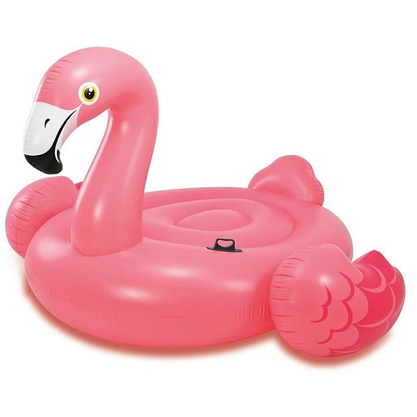 Boia Inflável Fashion Bote Flamingo Gigante 203cm Intex