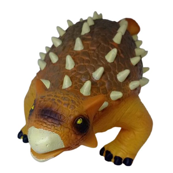 Dinossauro De Brinquedo Grande Borracha Macio Ankylosaurus