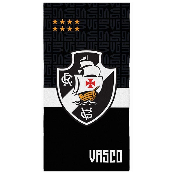 Toalha Aveludada De Time  Licenciado Lepper Time:Vasco