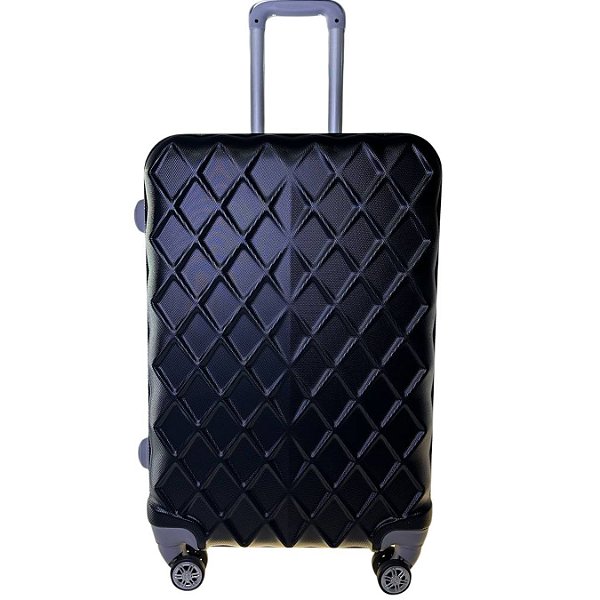 Mala De Viagem  Rodinha Bordo 10kg Em Abs Rígida Cor:Preto 2