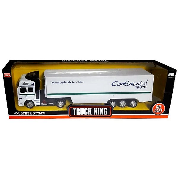 Caminhão Bau De Ferro e Plastico Colecionáveis 30cm