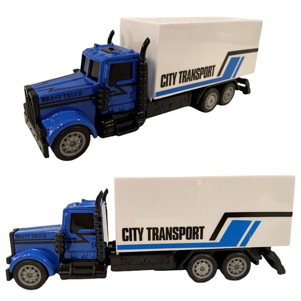Caminhão De Ferro,Plastico Colecionáveis 12cm 1:48 Mod:Bau
