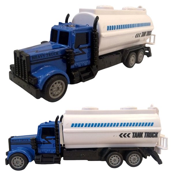 Caminhão De Ferro,Plastico Colecionável 12cm 1:48 Mod:Tanque