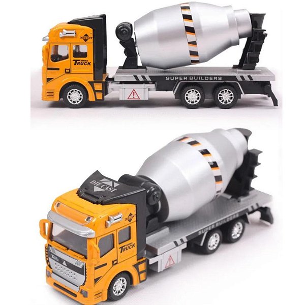 Caminhão De Ferro,Plastico Colecionáveis 19cm Mod:Bitorneira