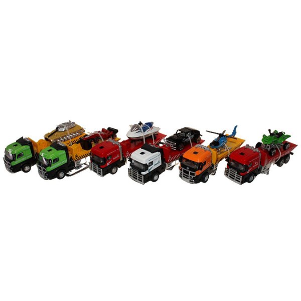 Caminhão De Ferro e Plastico Colecionáveis 17cm 1:60 Acorda