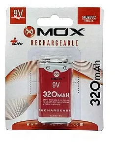 BATERIA RECARREGAVEL MOX  9V MO9V32