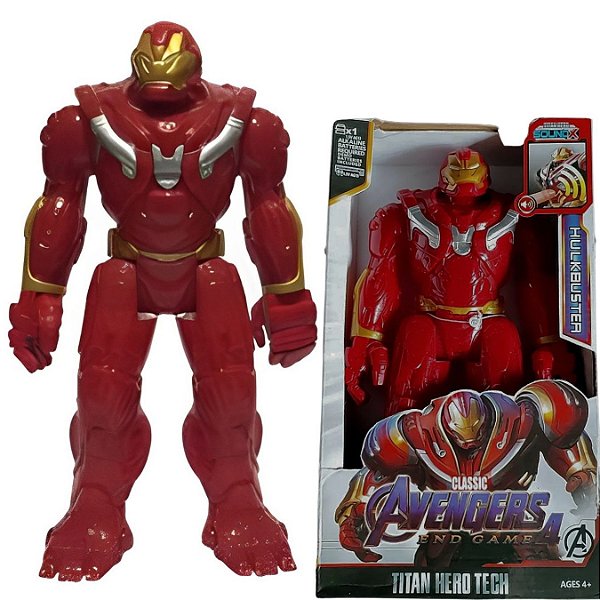 Boneco  30cm articulado com som, led Personag:HOMEM DE FERRO