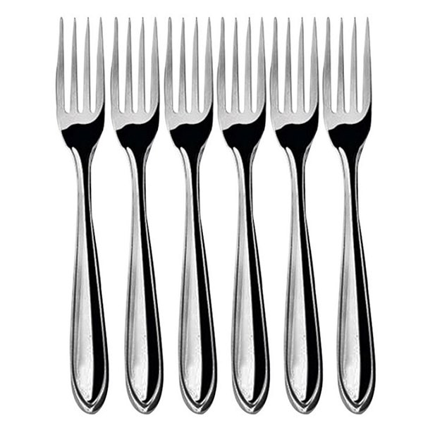 Kit 6 Garfo Inox De Mesa Buffet Restaurante E Hotel Premium