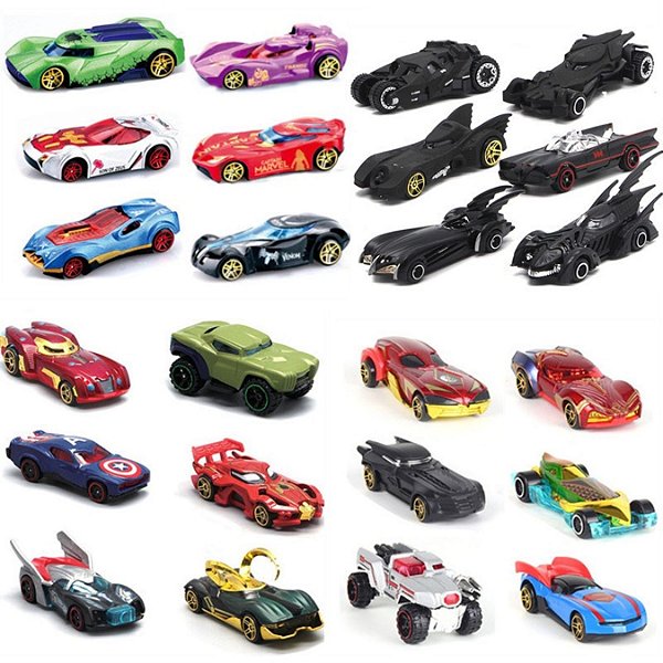 Carrinhos De Ferro Colecionaveis Vingadores mod: Hot Wheels