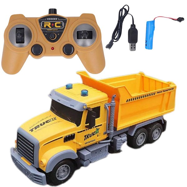 Caminhão Truck Controle Remoto Recarregável Mod:Caçamba
