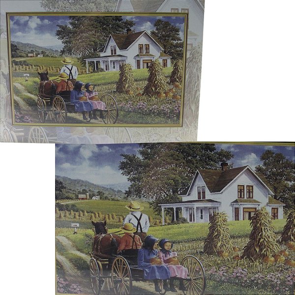 QUEBRA-CABEÇA 500 PEÇAS JOGSAW PUZZLE FAZENDA