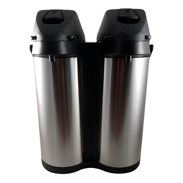 Garrafa Termica Inox Com Alavanca 2 EM 1 1,9+1,9L Terere Chá