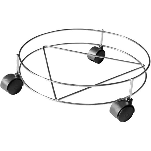 SUPORTE PARA BOTIJAO DE GAS C/ RODIZIO  MADEFER INOX