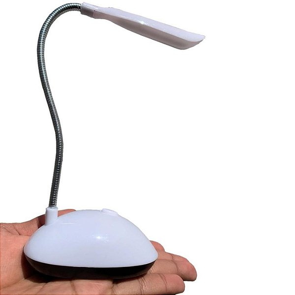 LUMINARIA DE MESA 22CM 4 LEDS A PILHA