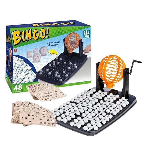 Jogo Bingo Com 48 Cartelas Nig Brinquedos