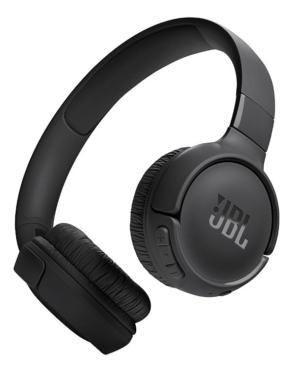 Fone De Ouvido Sem Fio Jbl Tune 520bt Dobrável Preto