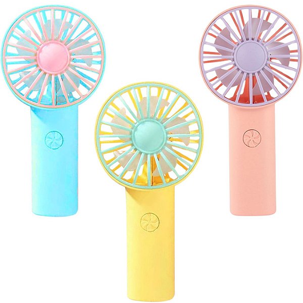 Ventilador Portátil De Mão Recarregável