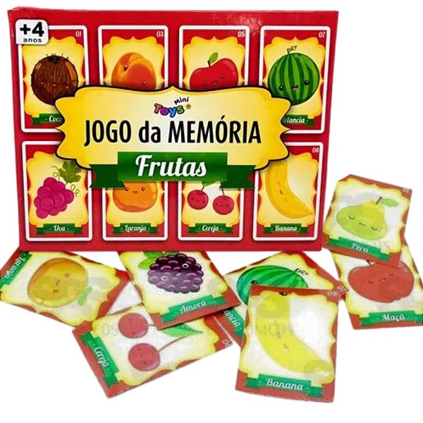 Jogo De Memória Frutas Mini Toys 0548A