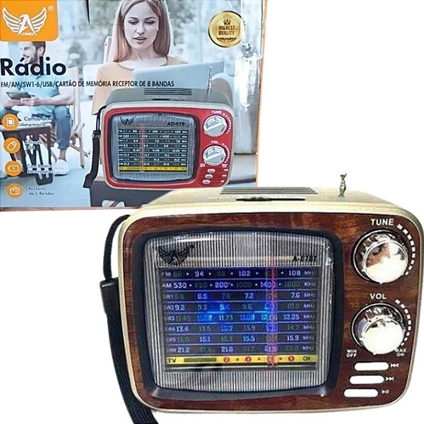 Rádio Retrô TV Antiga Altomex ad-078