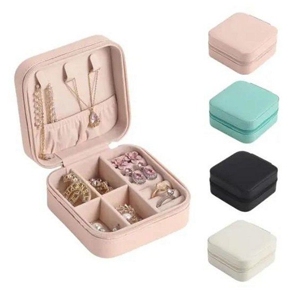 Porta Joias Com Divisória Cores Variadas B-Max