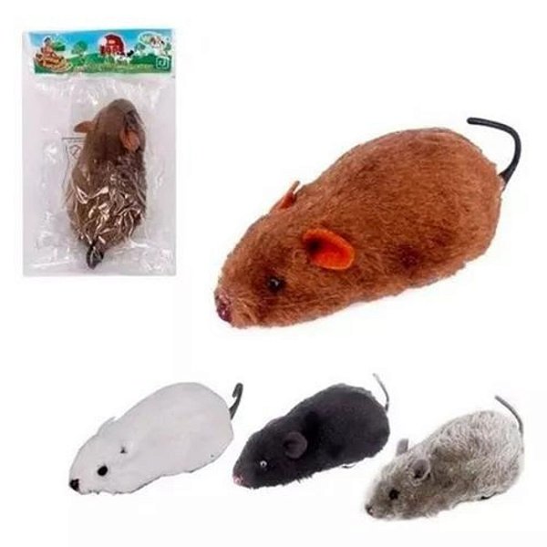 Rato De Fricção Pelúcia Toy King 1156