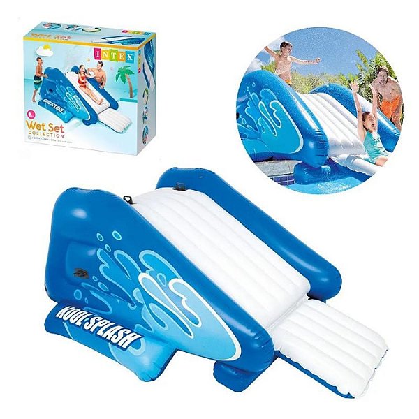 Escorregador Inflável Gigante Para Piscina Intex 58849