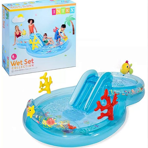 Piscina Playground Infantil Fundo Do Mar - Intex