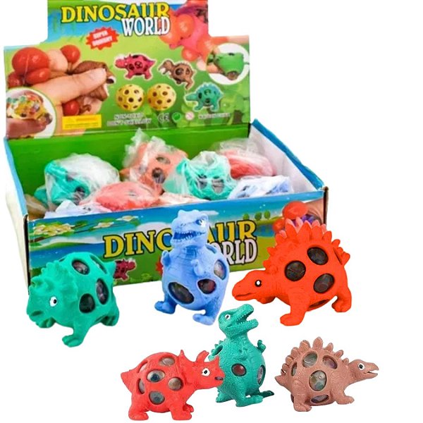 Squishy Dinossauro Stress De Apertar Bola SORTIDO