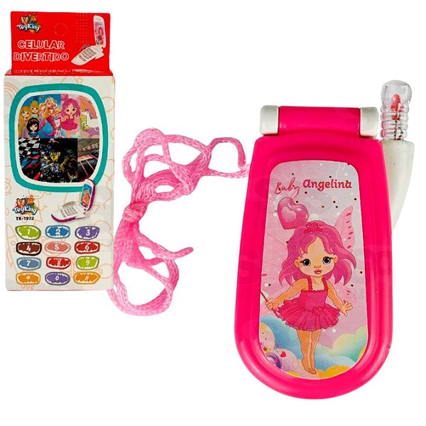 Celular Musical Infantil brinquedo - Toy King