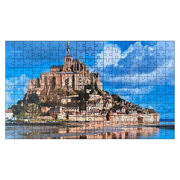 QUEBRA-CABEÇA 500 PÇ JIGSAW PUZZLE ABADIA MONTE SAINT MICHEL