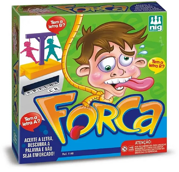 JOGO DA FORCA NIG BRINQUEDOS PAIS E FILHOS