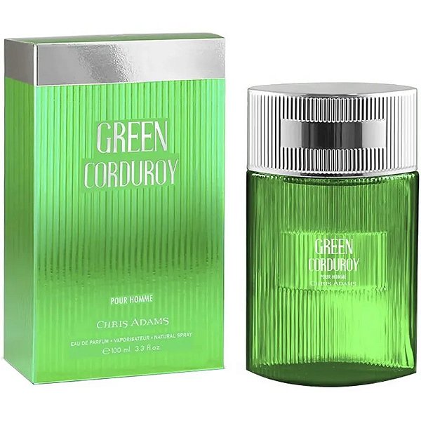 Perfume Masculino Chris Adams Green Corduroy EDP 100mL - Elegância Refinada
