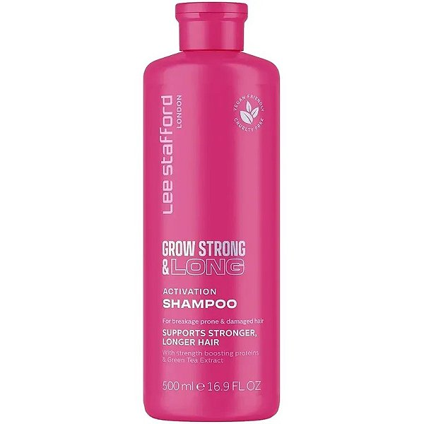 Shampoo Lee Stafford Crescimento Forte e Longo Ativador - 500mL