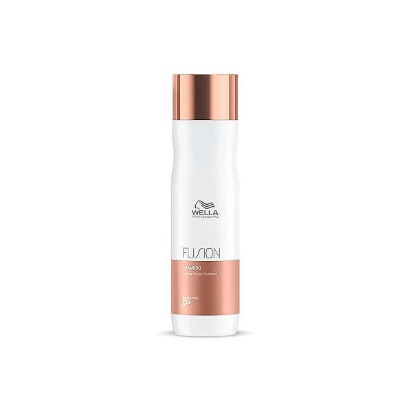Shampoo Wella Fusion 250ML - Cuidado Intensivo para Cabelos Danificados