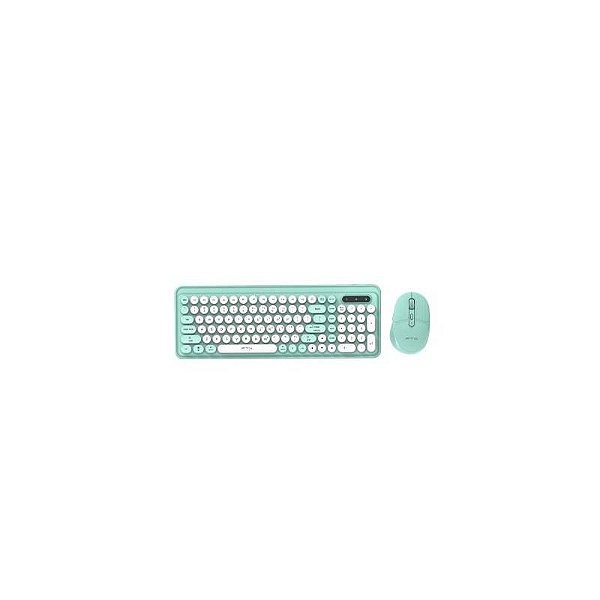 Teclado e Mouse Sem Fio FTXGK02 Português Verde Dual