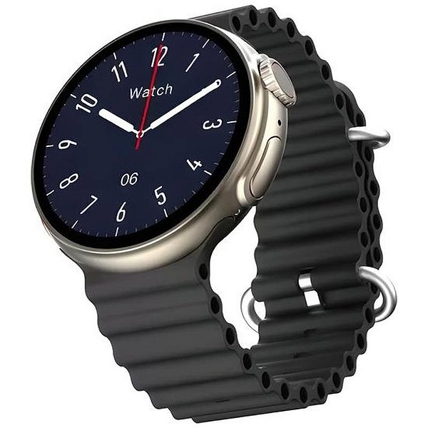 Smartwatch Microwear Ultra 9 Pro - Bluetooth - Titanio - 49MM - Preto