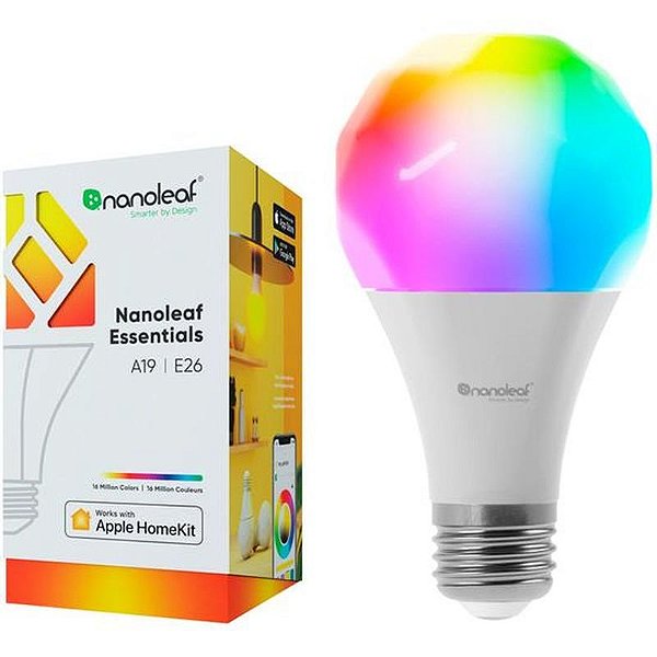 Lâmpada Inteligente Nanoleaf Essentials A19 800 Lumens Branca E26