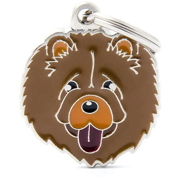 Medalha de Identificação para Cães MyFamily Friends - Modelo Chow Chow MF10