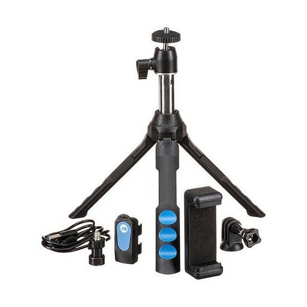 Tripé para Selfies com Controle Bluetooth Vidpro MP15 3 em 1