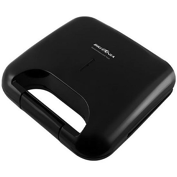 Grill e Sanduicheira Britânia BGR01P 750W 220V - Preta