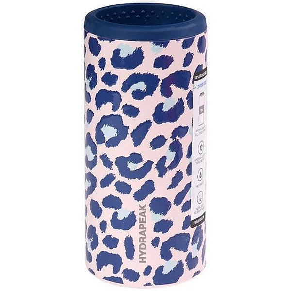 Koozie Hydrapeak Rosa Estampado de Leopardo para Latas 350ML
